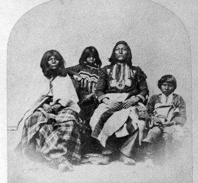 Ute Family by Charles Roscoe Savage